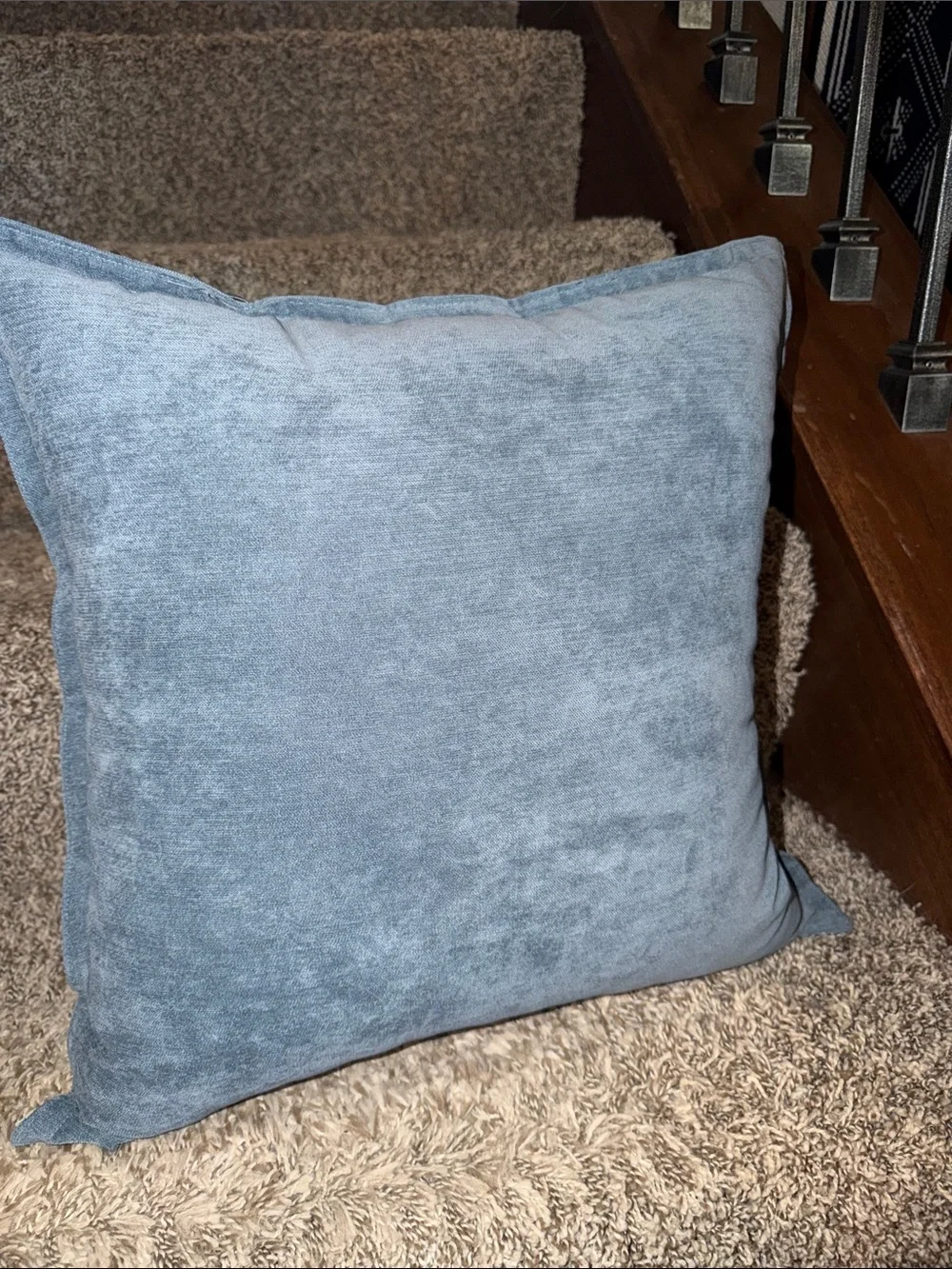 Blue Floral and Solid Accent Pillow Set - Home Accents